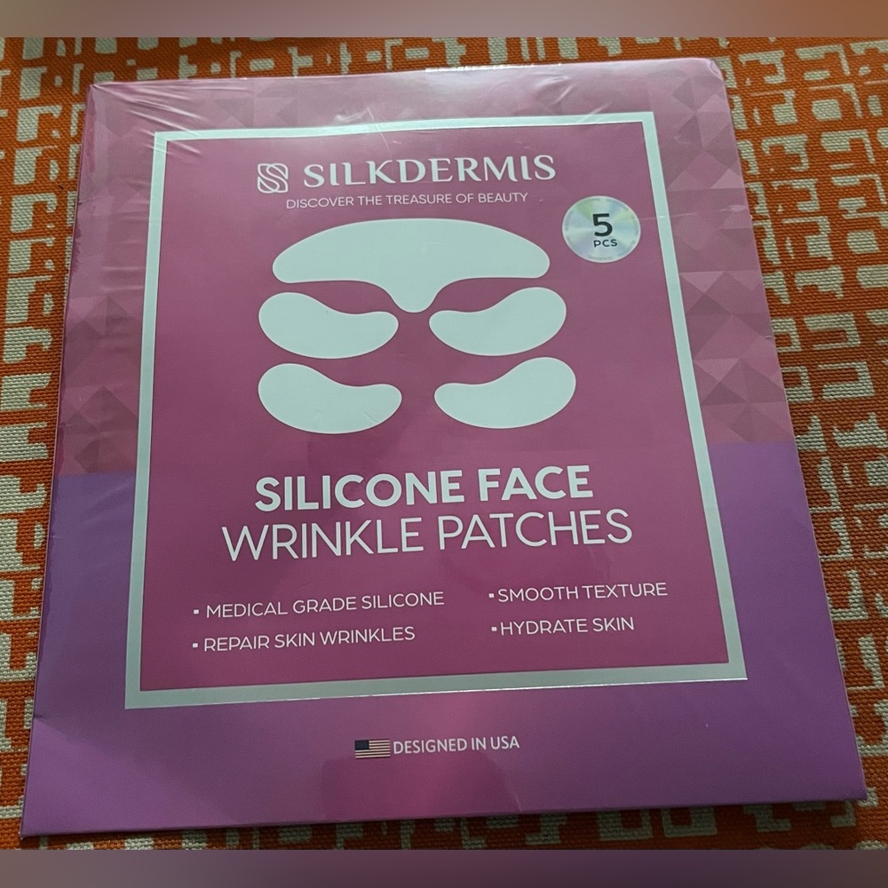 SILKDermis Silicone Face Wrinkle Patches - 5 pcs
